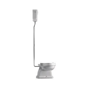 Wc pan with high level cistern