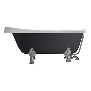 Black bath-tub