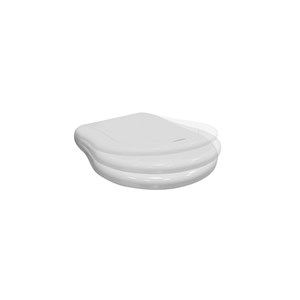 White toilet seat and cover SOFT CLOSE.