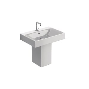 washbasin 60x45, Semi-pedestal