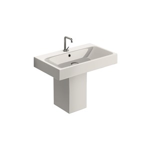 washbasin 70x45, Semi-pedestal