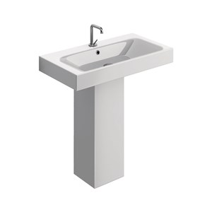 washbasin 80x45 whit pedestal