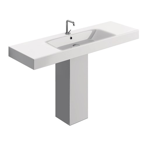 washbasin 140x45 whit pedestal