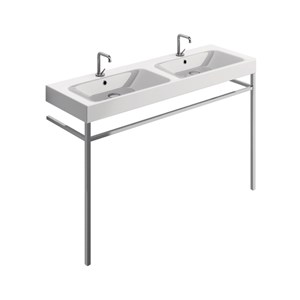 double basin 140x45 with free standing unit