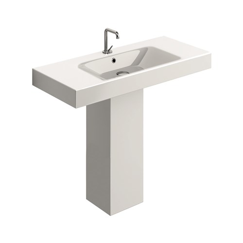 washbasin 100x45 whit pedestal