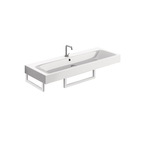 100x45 washbasin with towel holder