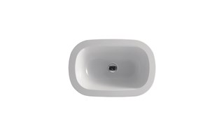Aquatech, an oval freestanding washbasin for relaxation