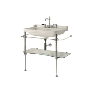 washbasin 80 with metal floor standing