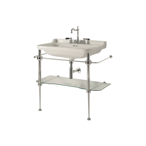 washbasin 80 with metal floor standing