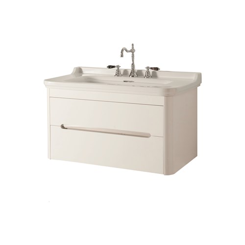 washbasin 100 with wall hung cabinet