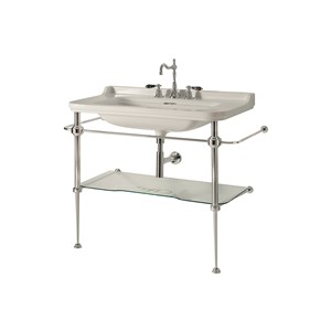 washbasin 100 with metal floor standing