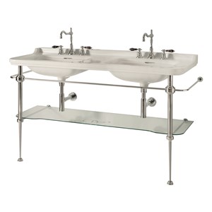 Washbasin 150 with metal floor standing