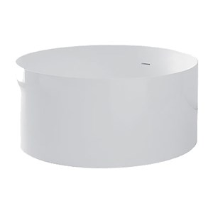 G&M round polymineral bathtub