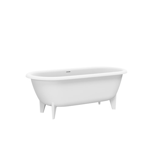 BELROSE Freestanding bathtub in solid surface 170x80 cm