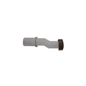 Eccentric plastic connector mm 15 for wc pan