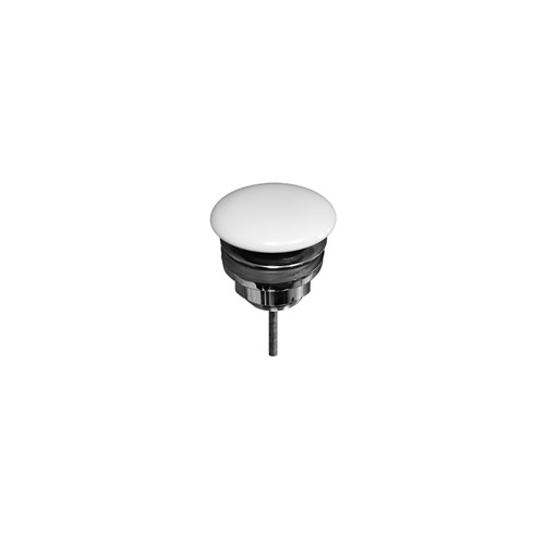 CLICK drain plug w/fixed option for overflow prevention and ceramic cover.