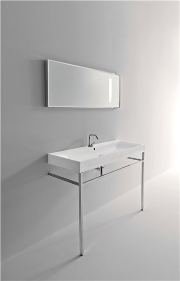 Lavabo 120x45 con struttura a terra cod 3534_9123