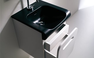 Inka: a washbasin and vanity unit for an exclusive bathroom