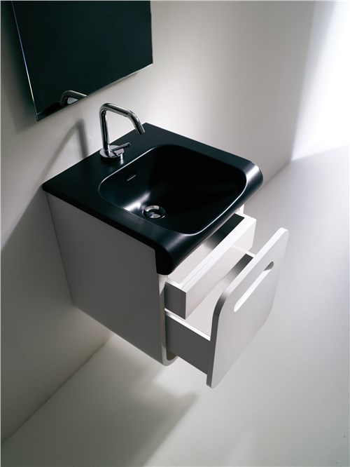Inka: a washbasin and vanity unit for an exclusive bathroom