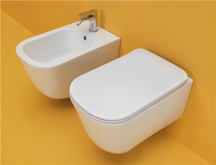 Vaso Sospeso cod 5115, Bidet sospeso cod 5125