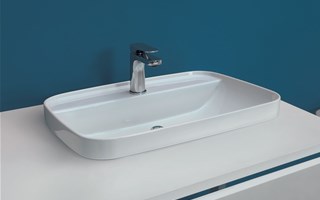 The versatility and variety of squared washbasins