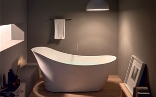 Free-standing bathtubs